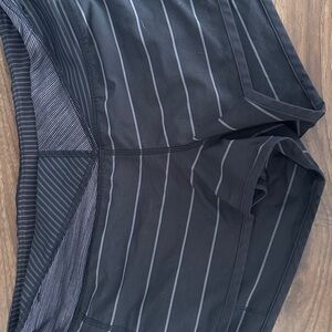 lululemon athletica Black and Gray Athletic Shorts